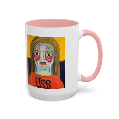 Colorful Face Art Coffee Mug Design (11, 15oz)