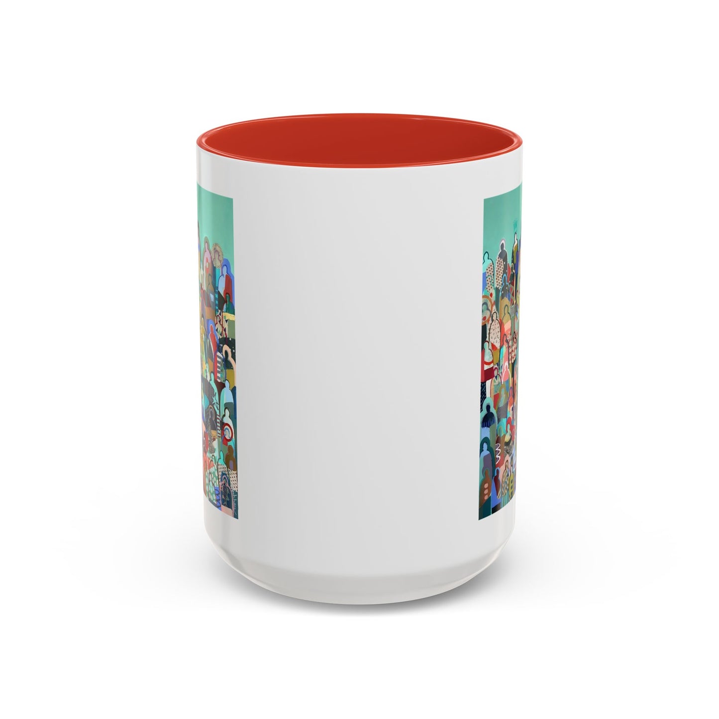 Crowd Art Coffee Mug (11, 15oz)