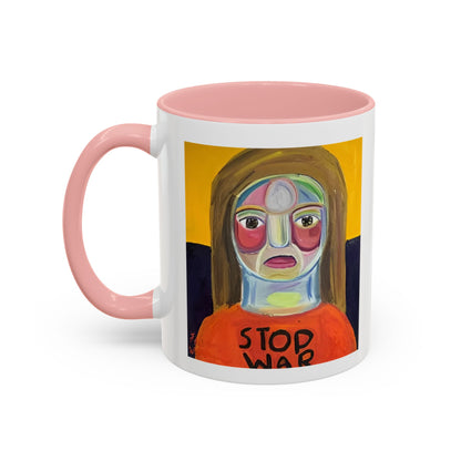 Colorful Face Art Coffee Mug Design (11, 15oz)