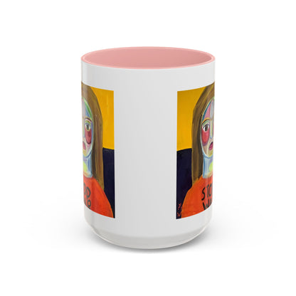 Colorful Face Art Coffee Mug Design (11, 15oz)