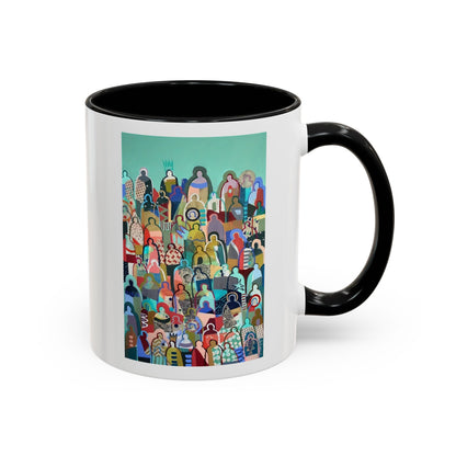 Crowd Art Coffee Mug (11, 15oz)