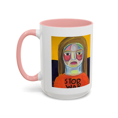 Colorful Face Art Coffee Mug Design (11, 15oz)