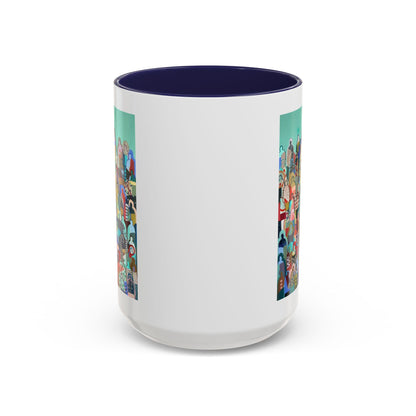 Crowd Art Coffee Mug (11, 15oz)