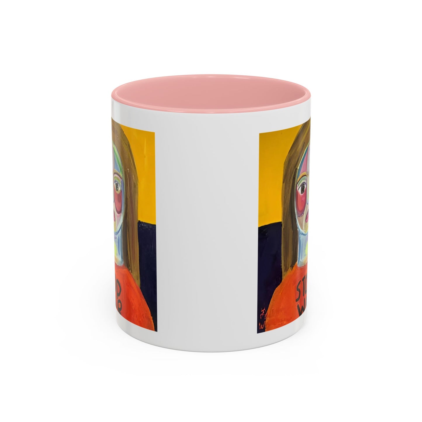 Colorful Face Art Coffee Mug Design (11, 15oz)