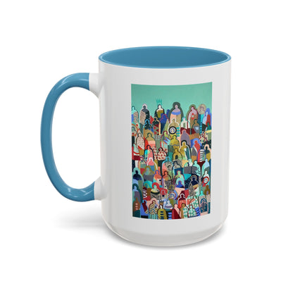 Crowd Art Coffee Mug (11, 15oz)