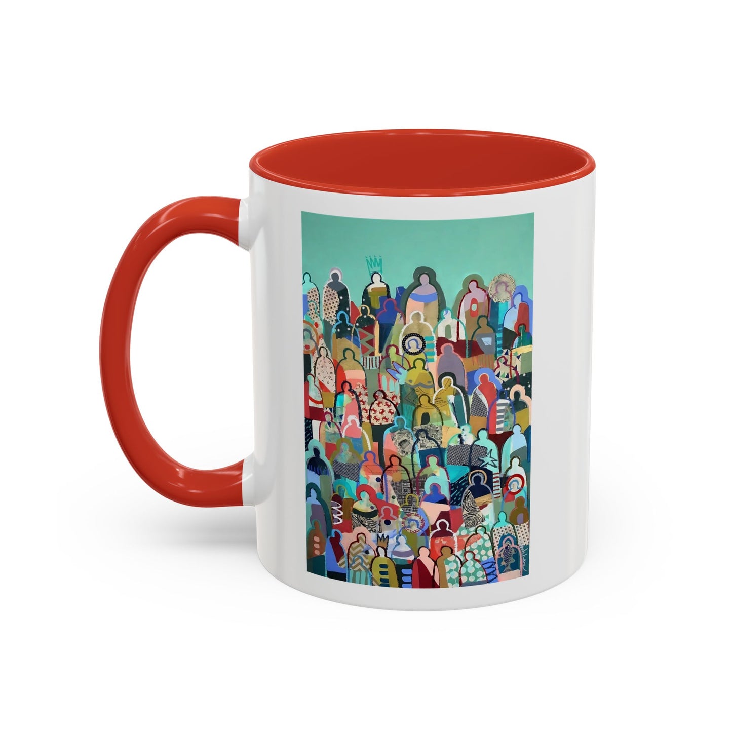 Crowd Art Coffee Mug (11, 15oz)