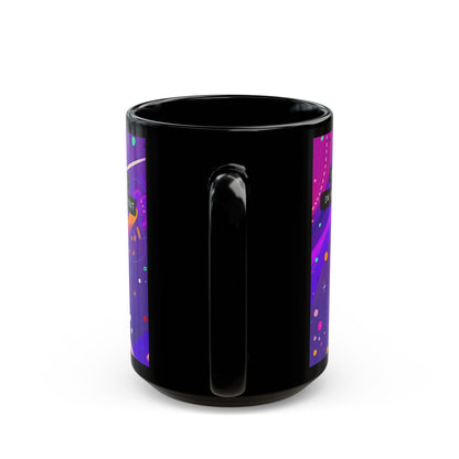 Galaxy Mug Design -Hope the Galaxy in Your Eyes Never Go Out - Black Mug (11oz, 15oz)