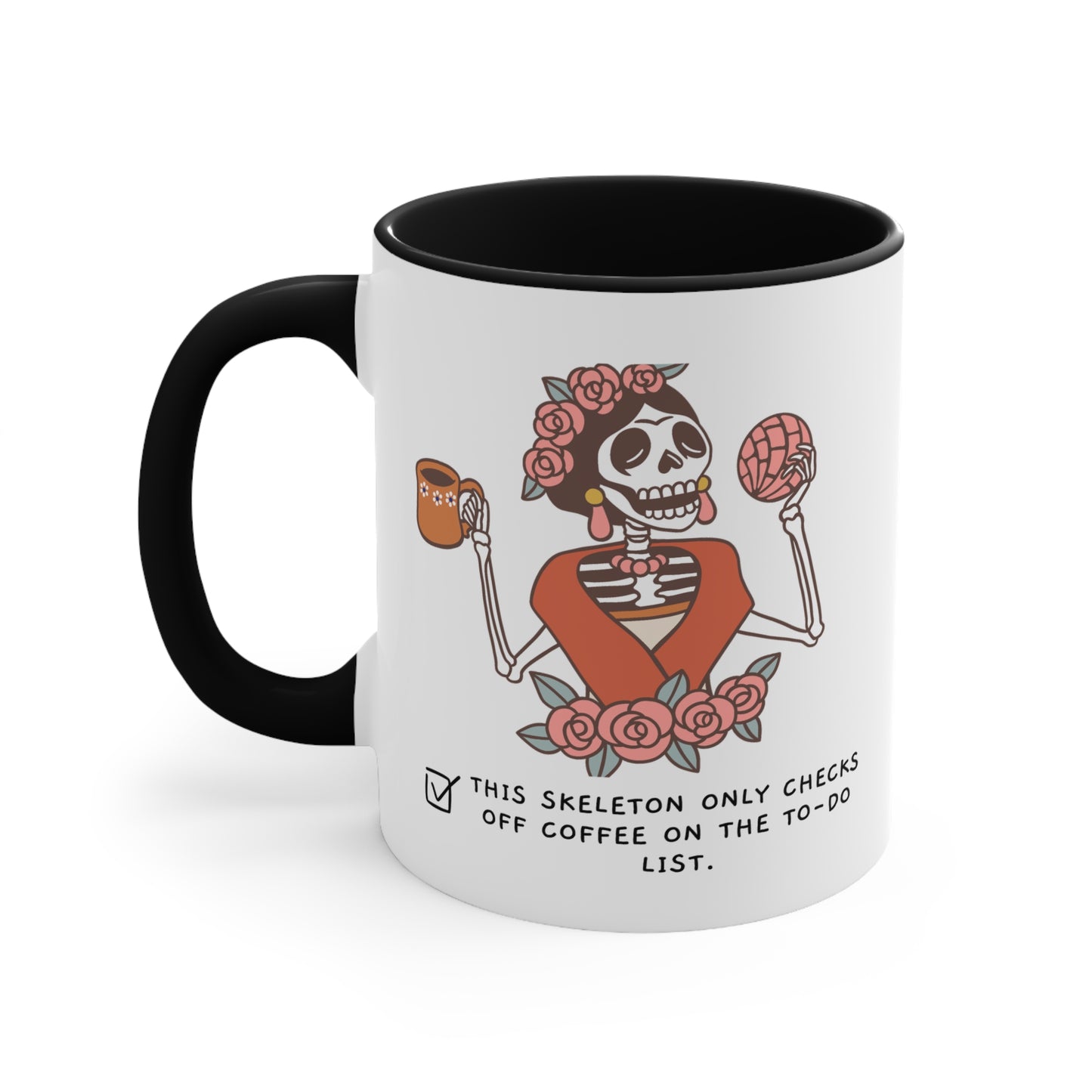 Skelton Funny Colorful  Mugs, 11oz