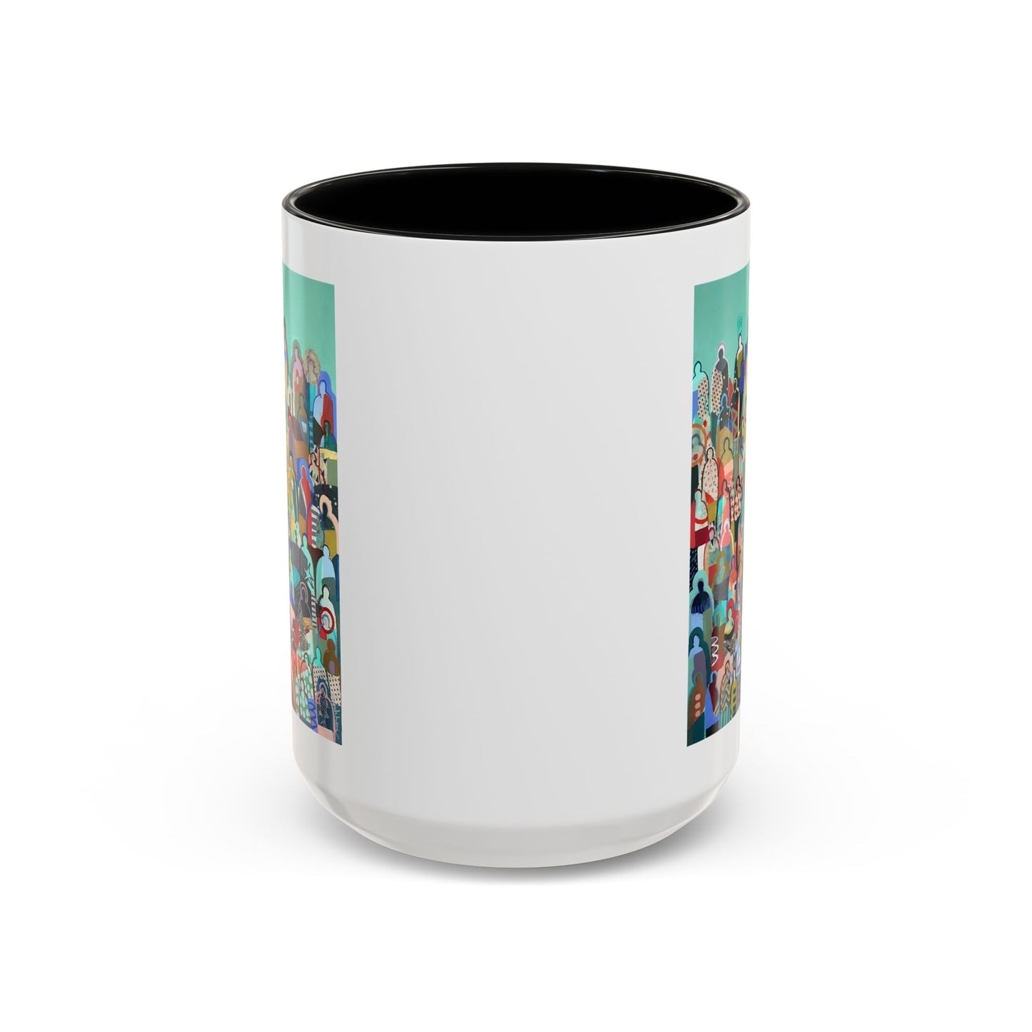 Crowd Art Coffee Mug (11, 15oz)