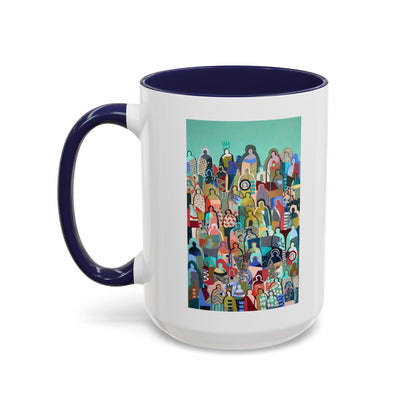 Crowd Art Coffee Mug (11, 15oz)