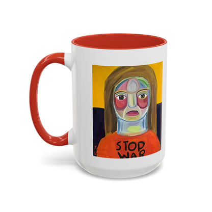 Colorful Face Art Coffee Mug Design (11, 15oz)