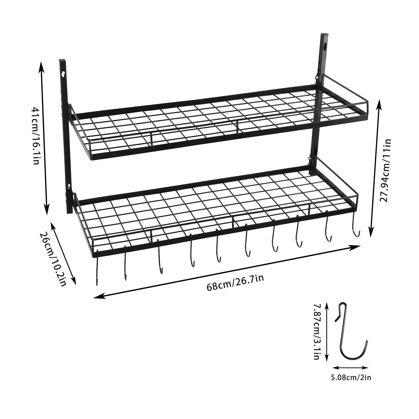 Adjustable Kitchen Rack