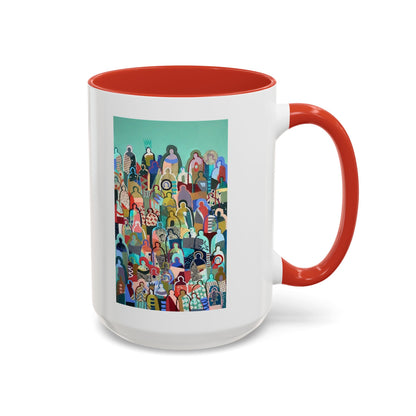 Crowd Art Coffee Mug (11, 15oz)