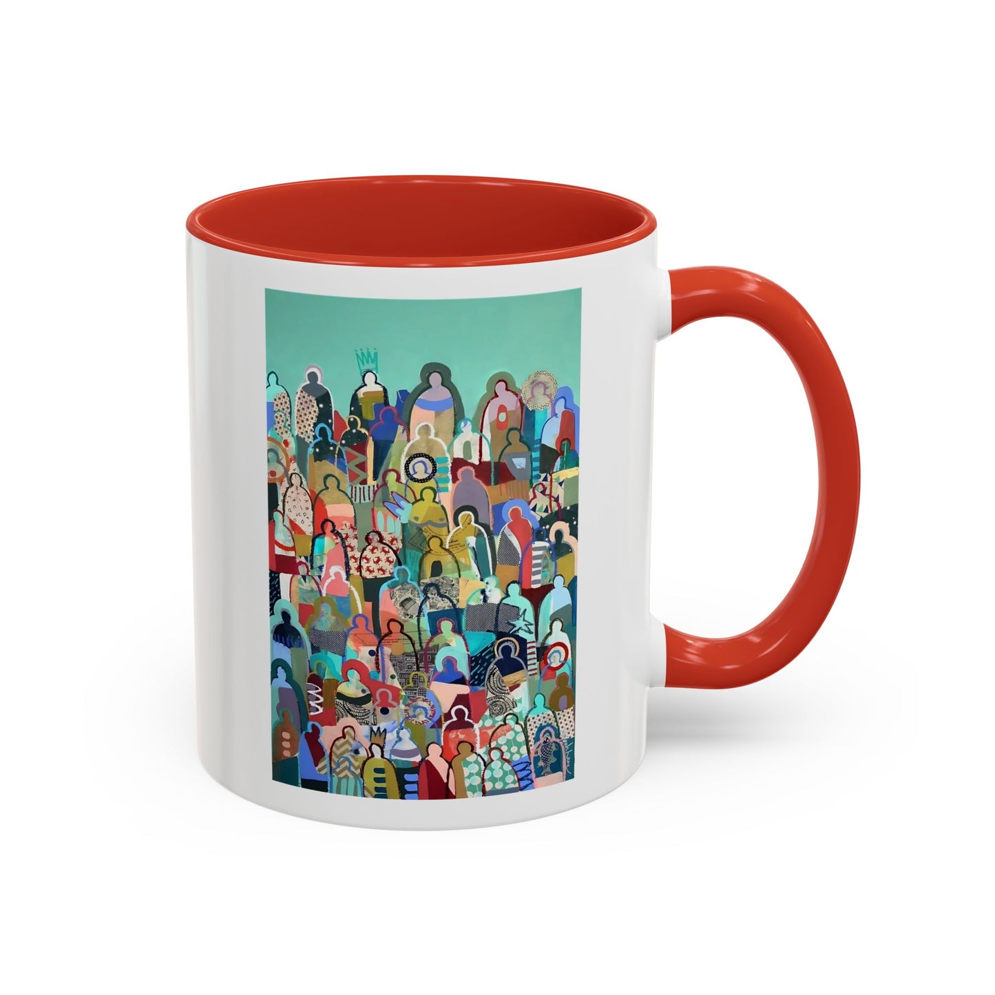 Crowd Art Coffee Mug (11, 15oz)