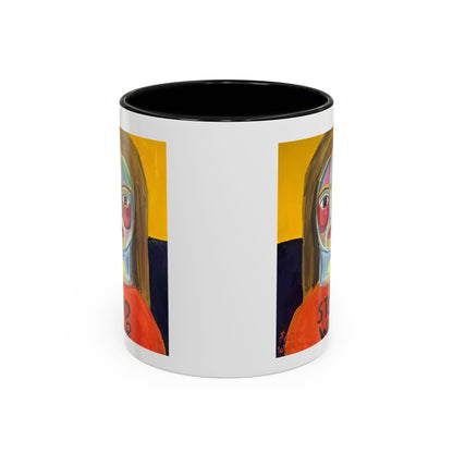 Colorful Face Art Coffee Mug Design (11, 15oz)