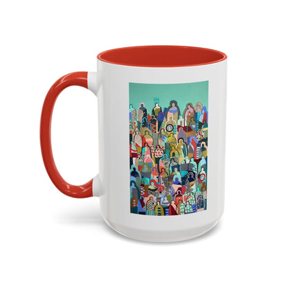 Crowd Art Coffee Mug (11, 15oz)