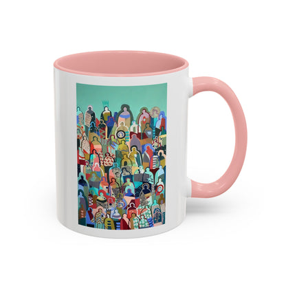 Crowd Art Coffee Mug (11, 15oz)