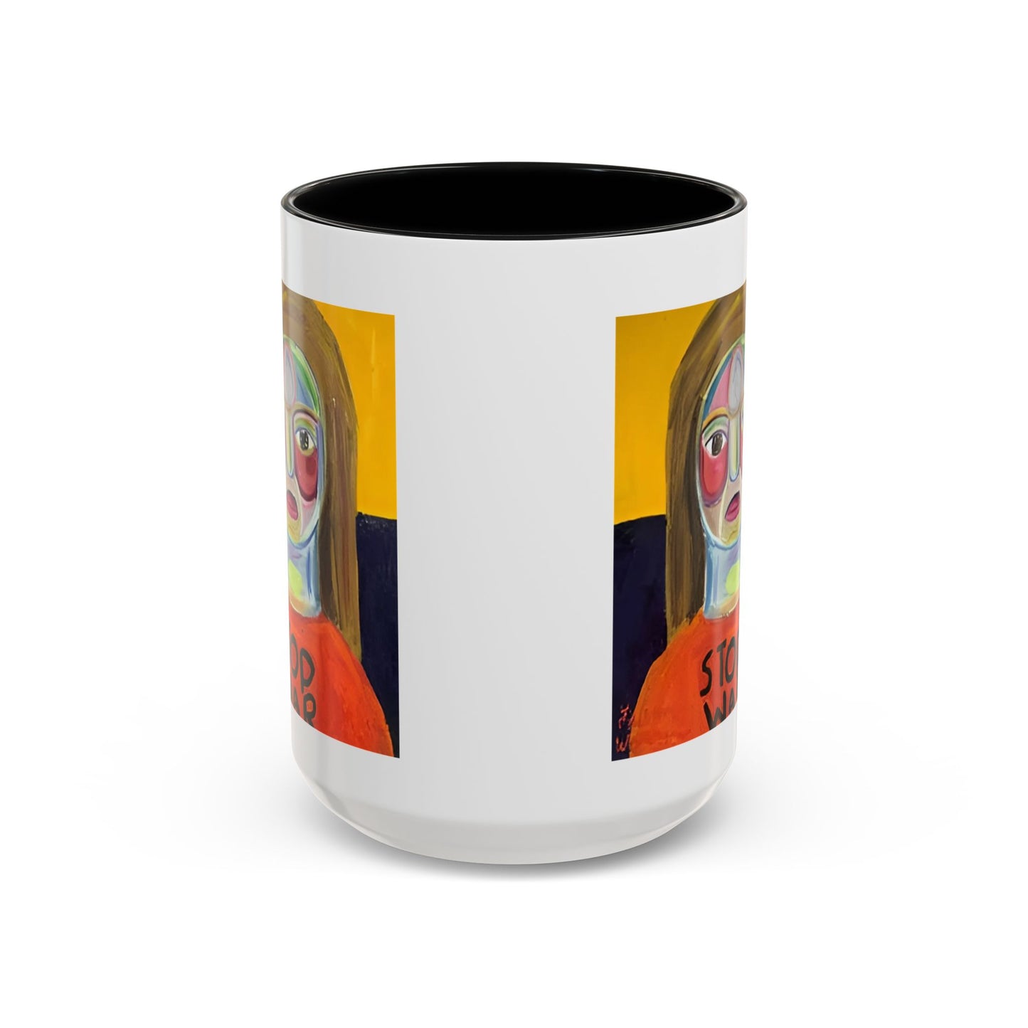 Colorful Face Art Coffee Mug Design (11, 15oz)