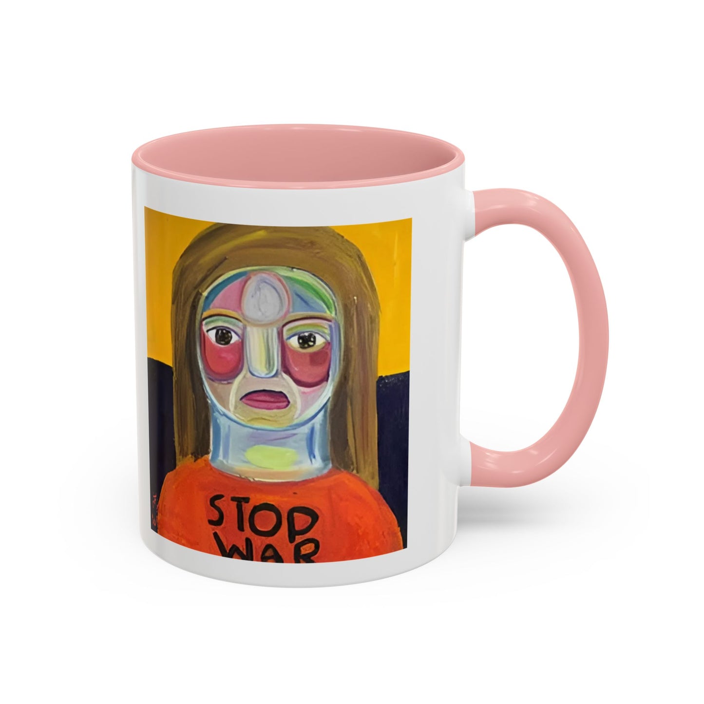 Colorful Face Art Coffee Mug Design (11, 15oz)