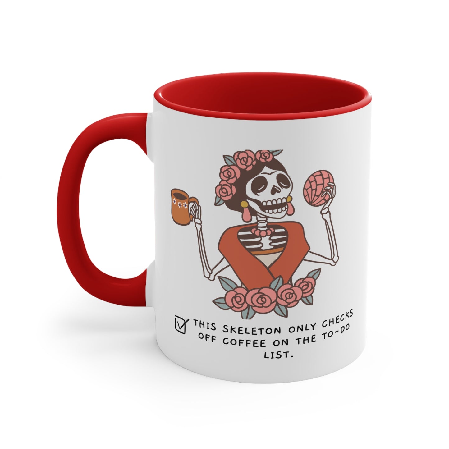 Skelton Funny Colorful  Mugs, 11oz