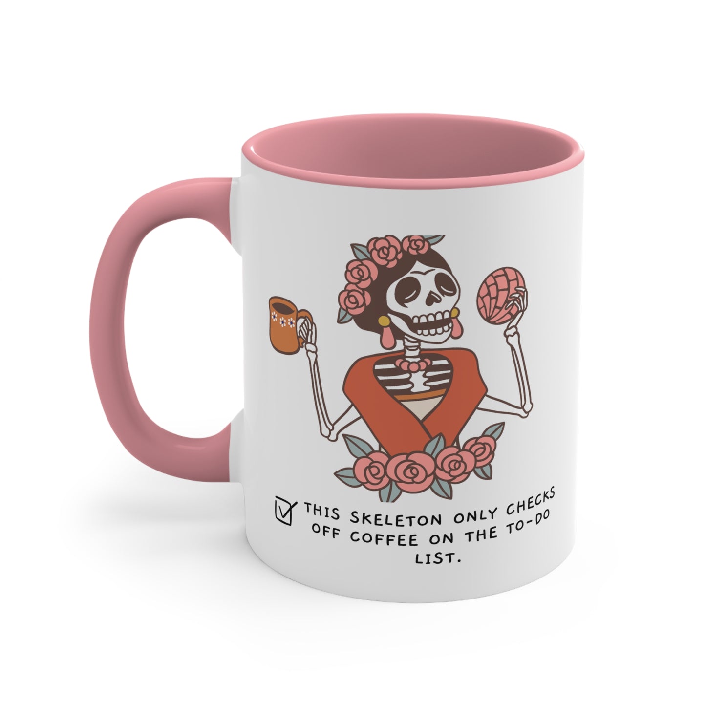 Skelton Funny Colorful  Mugs, 11oz