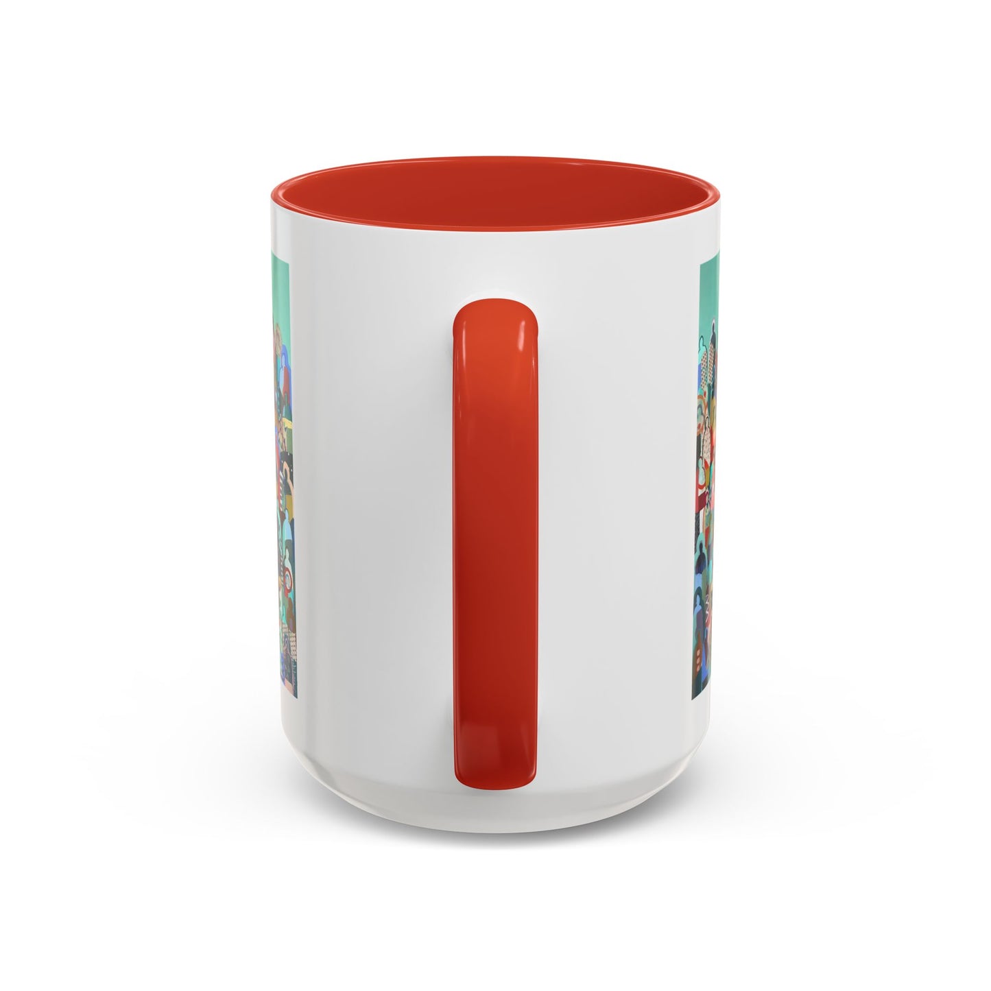 Crowd Art Coffee Mug (11, 15oz)