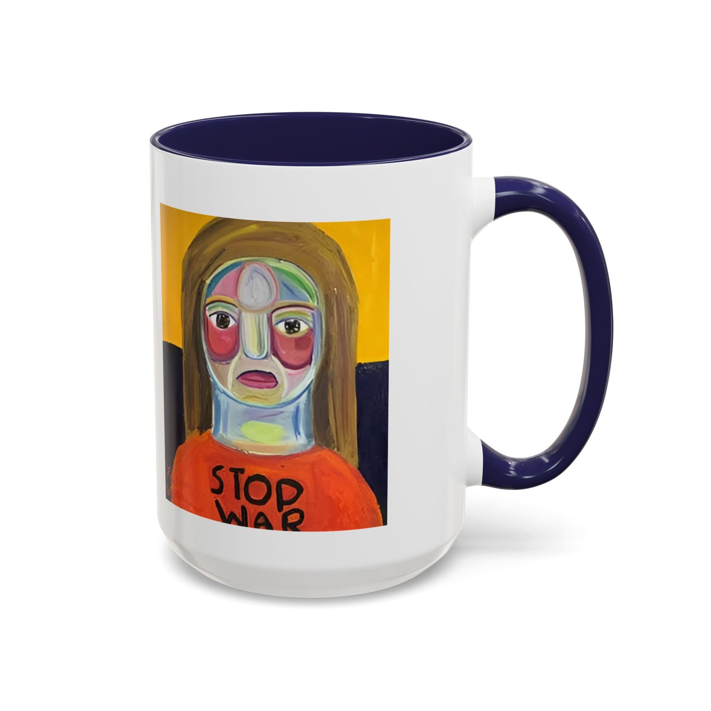 Colorful Face Art Coffee Mug Design (11, 15oz)