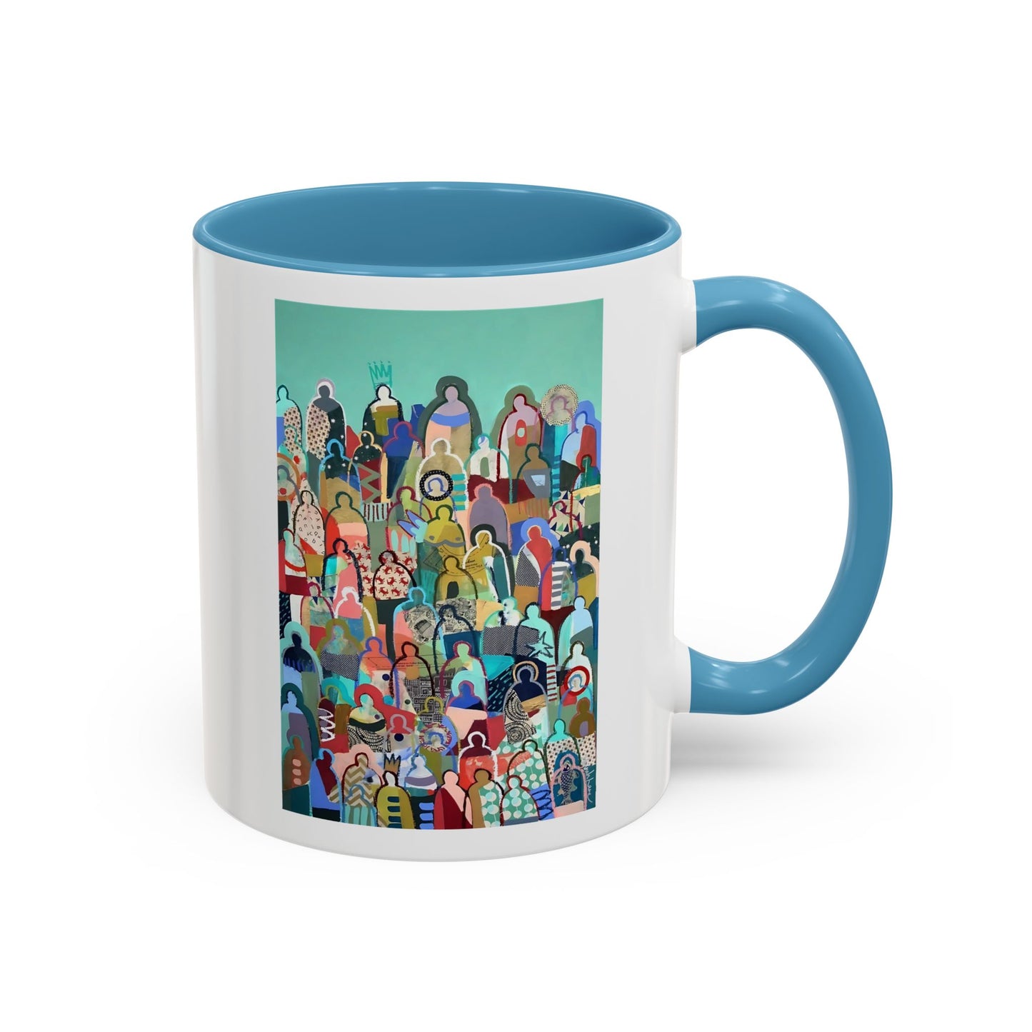 Crowd Art Coffee Mug (11, 15oz)