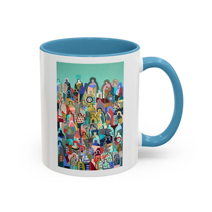 Crowd Art Coffee Mug (11, 15oz)