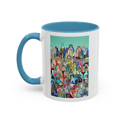 Crowd Art Coffee Mug (11, 15oz)