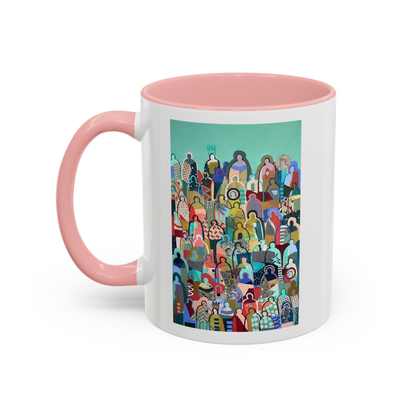 Crowd Art Coffee Mug (11, 15oz)