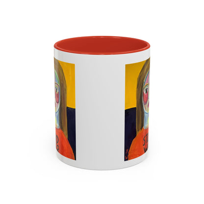 Colorful Face Art Coffee Mug Design (11, 15oz)