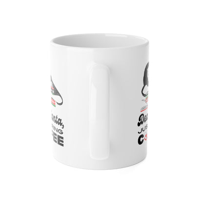 Cute Christmas White Ceramic Mug, 11oz