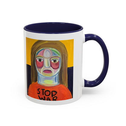 Colorful Face Art Coffee Mug Design (11, 15oz)