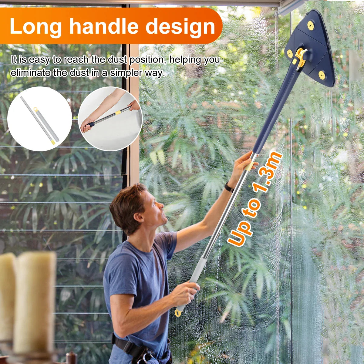 Telescopic Triangle Mop