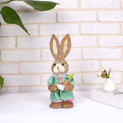 Kawaii Easter Bunny Rabbit Toy Model for Home and Garden Decor Xerxes Eagles