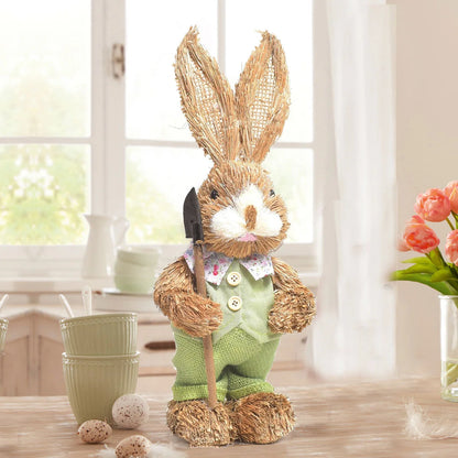 Kawaii Easter Bunny Rabbit Toy Model for Home and Garden Decor Xerxes Eagles