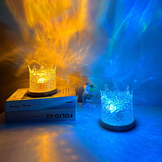 Ocean Wave Projector Lamp: Rotating Night Light with 16 Colors LED and Remote - Xerxes Eagles